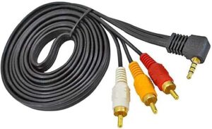 Cabo P2 90 Graus X 3 Rca Áudio e Vídeo 2 Metros Exbom CBX-P2RCA3M20 - Promoção