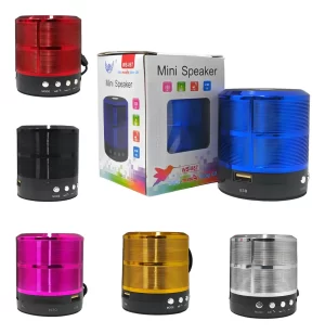 Mini Caixinha Som WS 887 Bluetooth Portátil Usb Mp3 P2 Sd Rádio