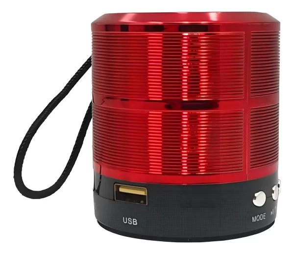 Mini Caixinha Som WS 887 Bluetooth Portátil Usb Mp3 P2 Sd Rádio - Imagem 3