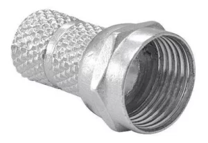 Conector roscável F - Plug F rosca (RG6) - Promoção