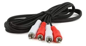 Cabo Rca 2 Vias Áudio Estereo - 1,5 Mt - Promoção