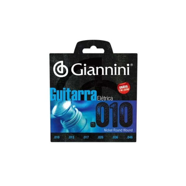 Encordoamento Giannini .010 Para Guitarra